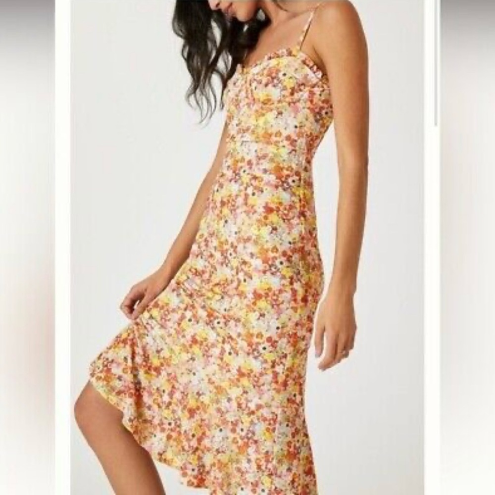 Floral Spaghetti Strap Dress